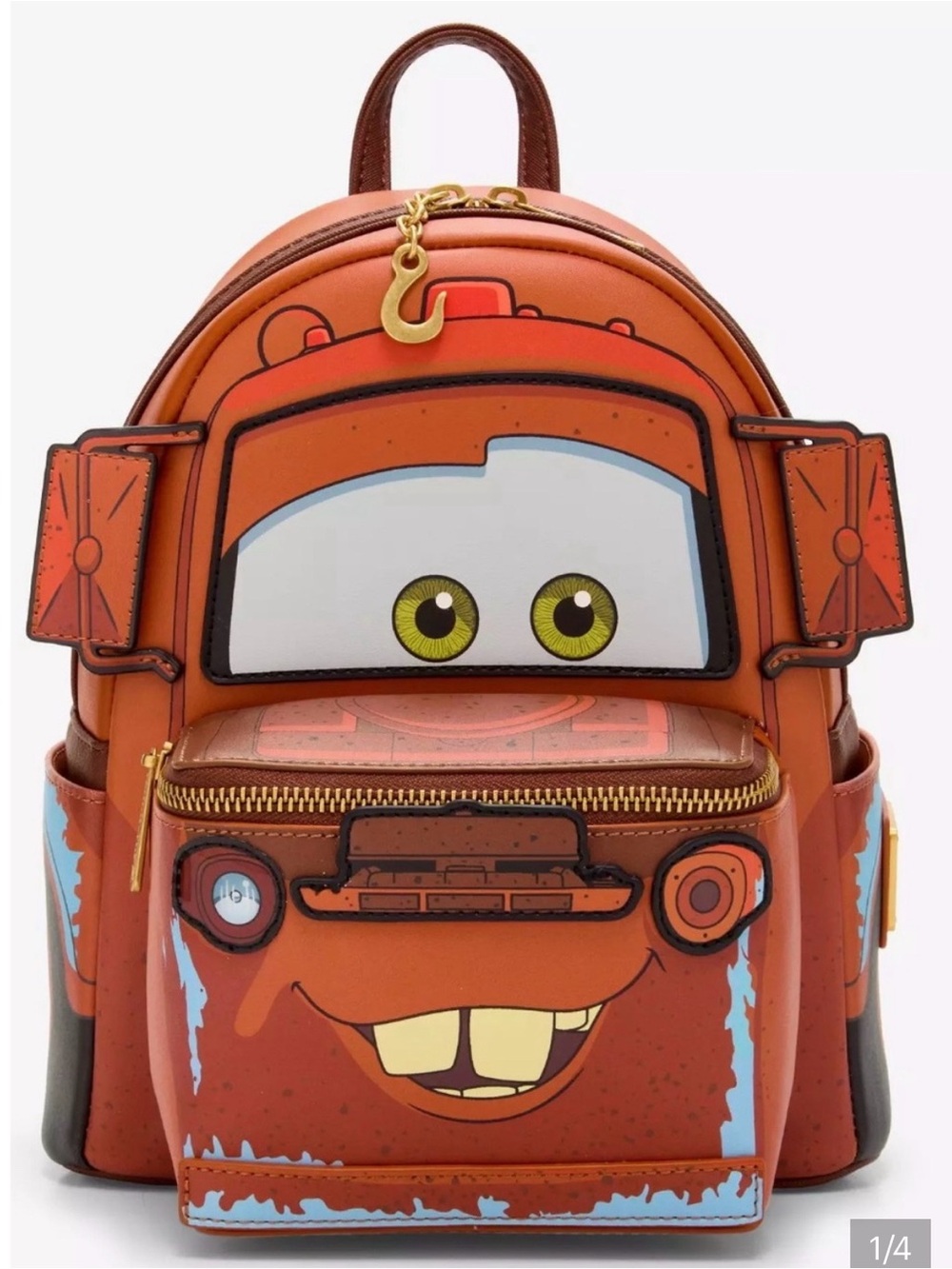 Loungefly Orange Mater Character Mini Backpack